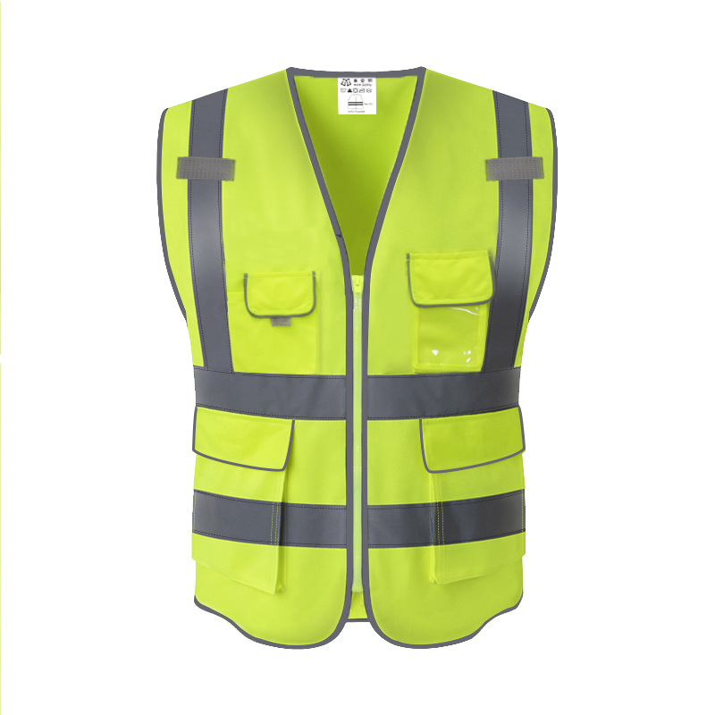 Reflective undershirt Reflective vest with pockets 006